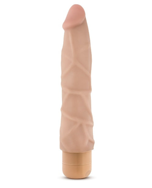 Dr. Skin - 9 inch Vibrating Cock - Beige
