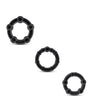 Blush Stay Hard Beaded Cock Rings 3 Pack