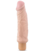 Blush X5 Plus Hard On Vibrating 9" Dildo - Beige