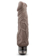 Blush X5 Plus Hard On Vibrating 9" Dildo - Brown