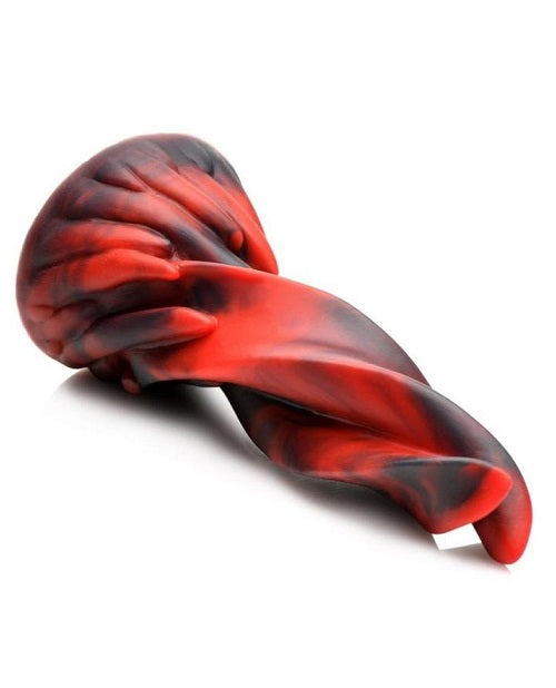 Creature Cocks - Hell Kiss Twisted Tongues Silicone Dildo - 7.4in