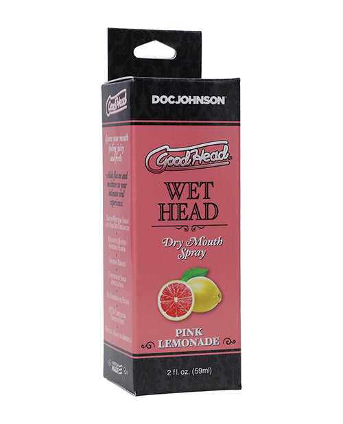 GoodHead Wet Head Dry Mouth Spray - 2 oz Pink Lemonade