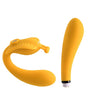 Evolved Monarch Multifunction Vibrating Strapless Strap-On Yellow
