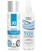 Water-Based Jo Lube and Spray Cleanser Bundle