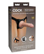 King Cock - Beginner's Silicone Body Dock Strap-on Kit with Dildo 6in