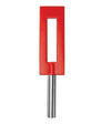 Ouch! Leather Gap Paddle - Red