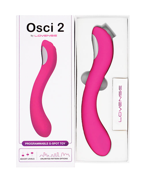 Lovense Osci 2 Oscillating G Spot Vibrator - Pink