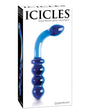 Icicles No. 31 Hand Blown Glass - Blue G Spot