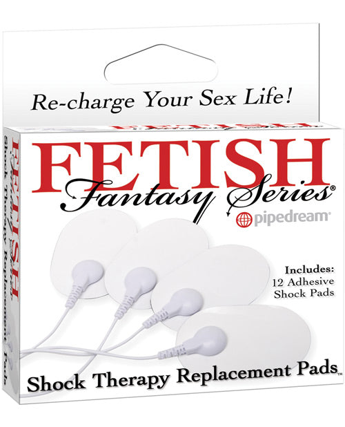 Fetish Fantasy Series Shock Therapy Replacement Pads - 12 Piece