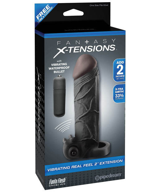 Fantasy Xtensions Vibrating Real Feel 2" Extension w/Ball Strap