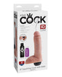 King Cock 8" Squirting Cock w/Balls