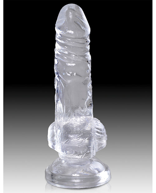 King Cock Clear 4" Cock w/Balls