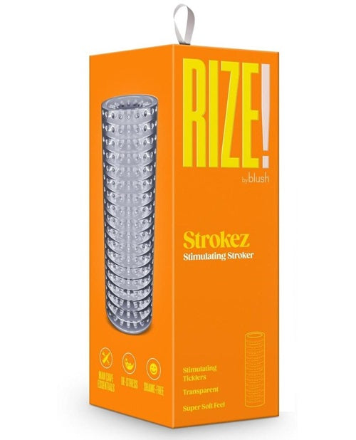 Rize Strokez Dual End Masturbator - Clear