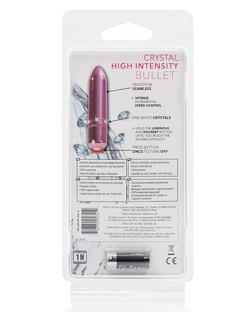 Crystal High Intensity Bullet