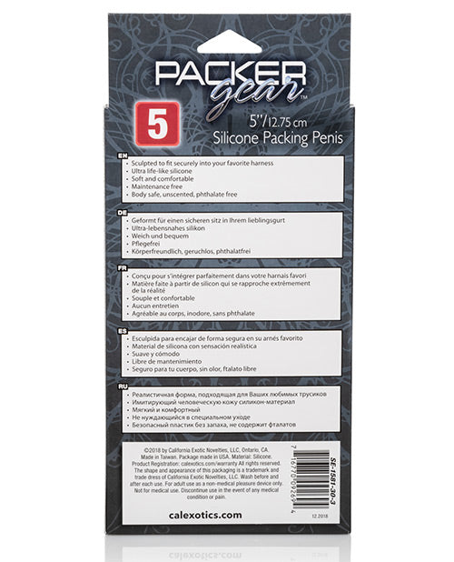 Packer Gear 5" Silicone Packing Penis
