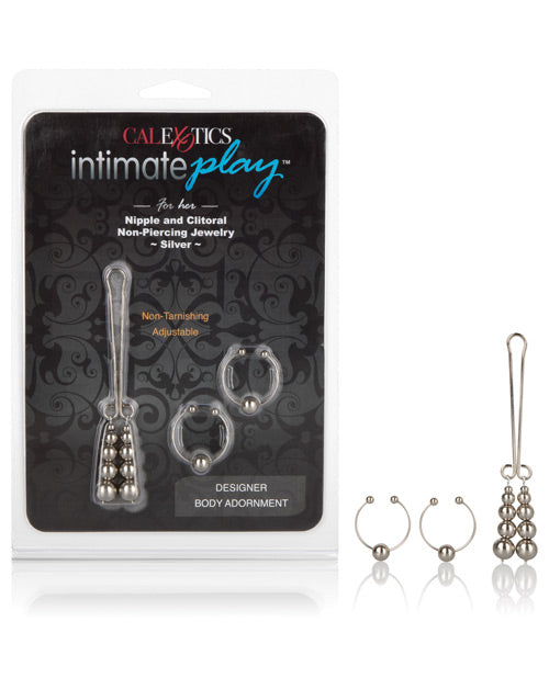 Intimate Play Nipple & Clitoral Body Jewelry - Silver