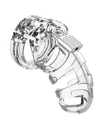 Shots Man Cage Chastity 3.5" Cock Cage Model 2 - Clear