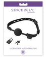 Sportsheets Sincerely Locking Lace Silicone Ball Gag