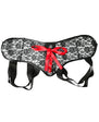 Sportsheets - Curvy Collection Slate Lace Corsette Adjustable Strap-On - Plus Size