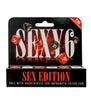 Sexy 6 Sex Ed Dice Game Couples Play Red