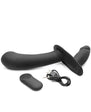Strap U - 28x Rechargeable Silicone Double Dildo with Harness & Remote Control - Black