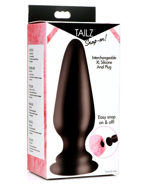 Tailz Snap-On Silicone Anal Plug - Assorted Sizes