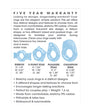 Zero Tolerance Ring a Ding Ding Set of 4 Cock Rings - Blue
