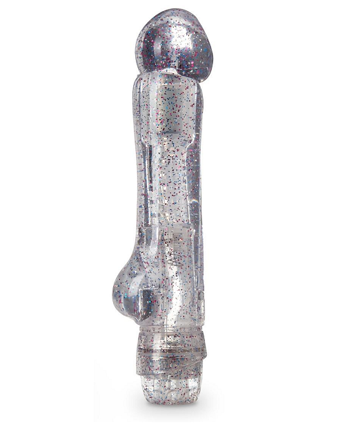 Naturally Yours Can-Can Vibrating Dildo - Clear