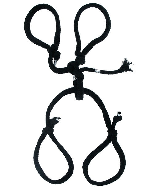 Fetish Fantasy Series Silk Rope Hogtie