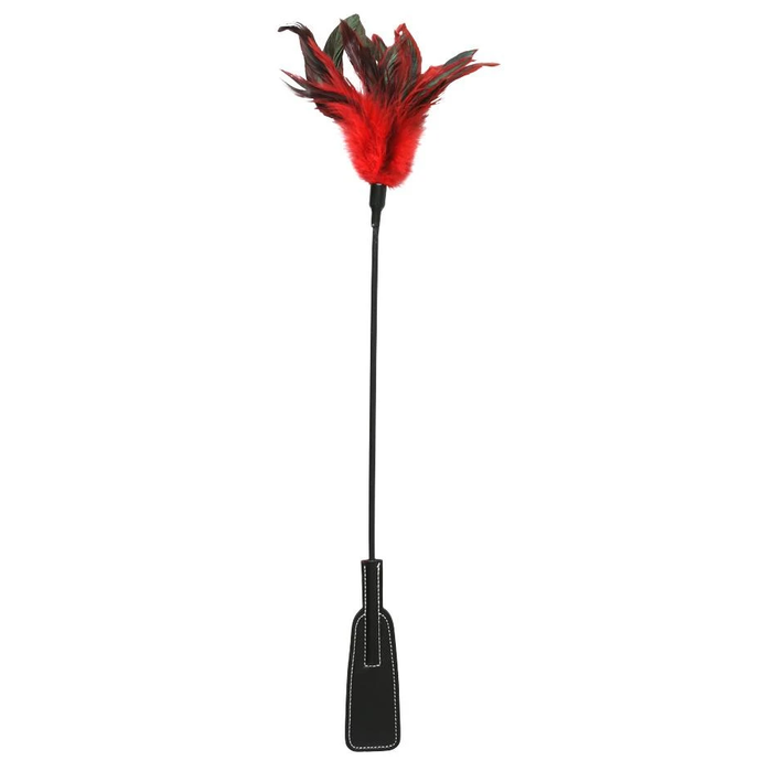 Sex & Mischief Feather Slapper - Red/Black Feathers
